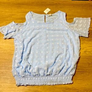 NWT Sz XL Cold Soulder Top